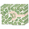 Tropical Leaves Linen Placemat - MAIN Set of 4 (double sided)