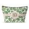 Tropical Leaves Makeup Bag - Small - 8.5"x4.5" (Personalized)