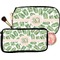 Tropical Leaves Makeup / Cosmetic Bag (Personalized)