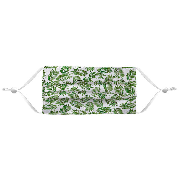 Tropical Leaves Mask - Pleated (new) APPROVAL