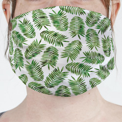 Tropical Leaves Face Mask Cover (Personalized)