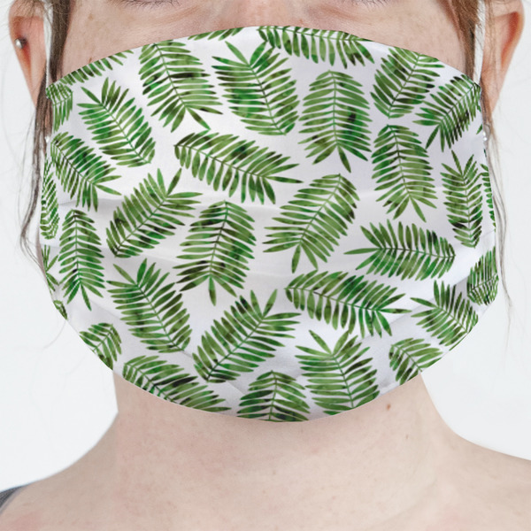 Custom Tropical Leaves Face Mask Cover