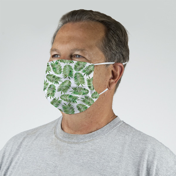Tropical Leaves Mask - Quarter View on Guy