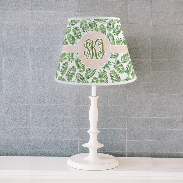 Tropical Leaves Poly Film Empire Lampshade - Lifestyle