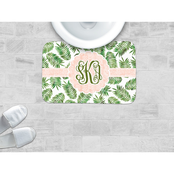 Tropical Leaves Memory Foam Bath Mat - LIFESTYLE