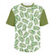Tropical Leaves Men's Crew T-Shirt - 2X Large