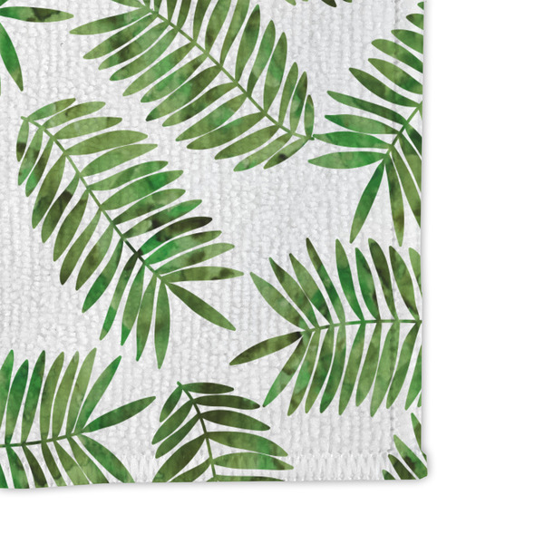Tropical Leaves Microfiber Dish Rag - DETAIL
