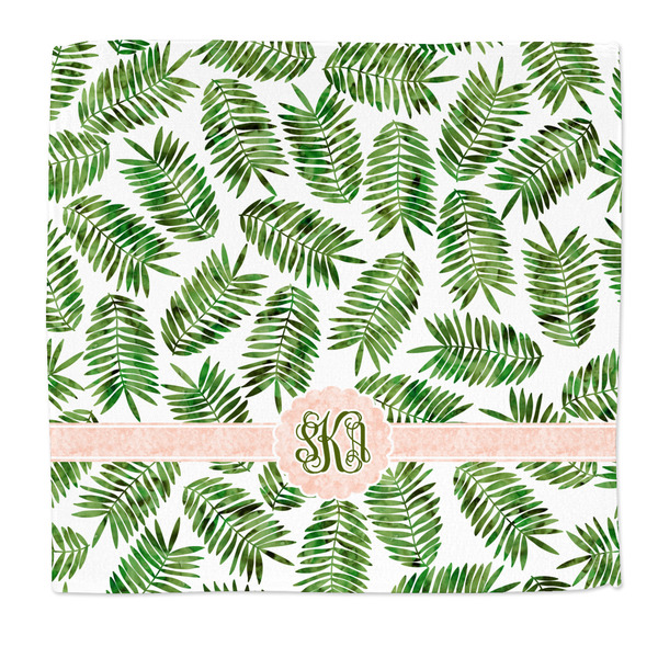 Custom Tropical Leaves Microfiber Dish Rag (Personalized)