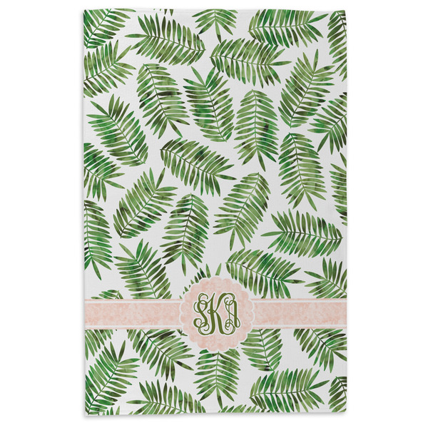 Tropical Leaves Microfiber Dish Towel - APPROVAL