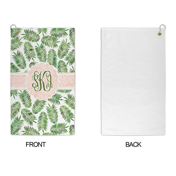 Tropical Leaves Microfiber Golf Towels - APPROVAL