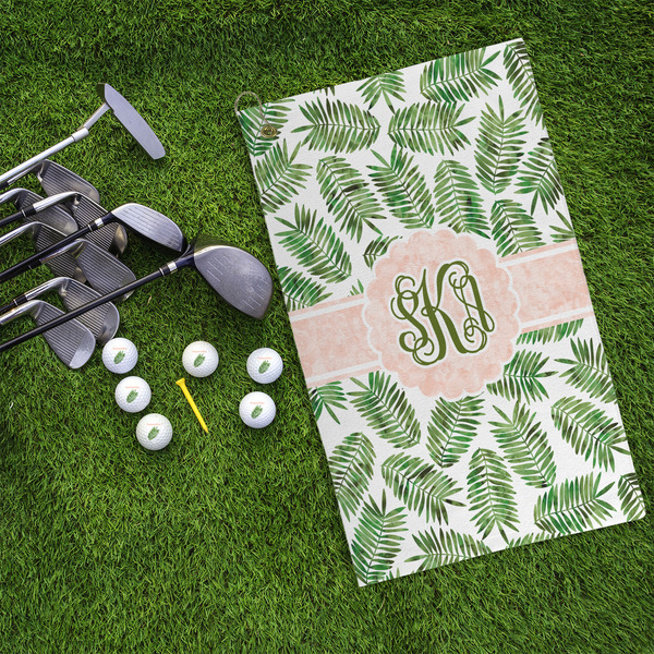 Tropical Leaves Microfiber Golf Towels - LIFESTYLE