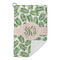 Tropical Leaves Microfiber Golf Towels Small - FRONT FOLDED