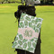 Tropical Leaves Microfiber Golf Towels - Small - LIFESTYLE