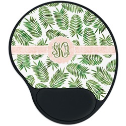 Tropical Leaves Mouse Pad with Wrist Support