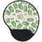 Tropical Leaves Mouse Pad with Wrist Support