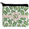 Tropical Leaves Rectangular Coin Purse (Personalized)