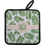 Tropical Leaves Pot Holder w/ Monogram