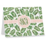Tropical Leaves Note cards (Personalized)