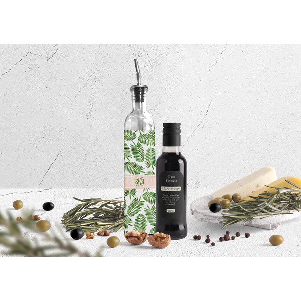 Tropical Leaves Oil Dispenser Bottle - Lifestyle Photo