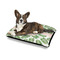 Tropical Leaves Outdoor Dog Beds - Medium - IN CONTEXT