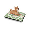 Tropical Leaves Outdoor Dog Beds - Small - IN CONTEXT