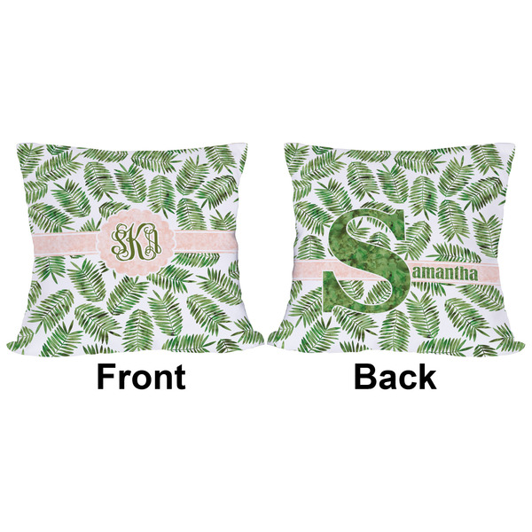 Tropical Leaves Outdoor Pillow - 16x16