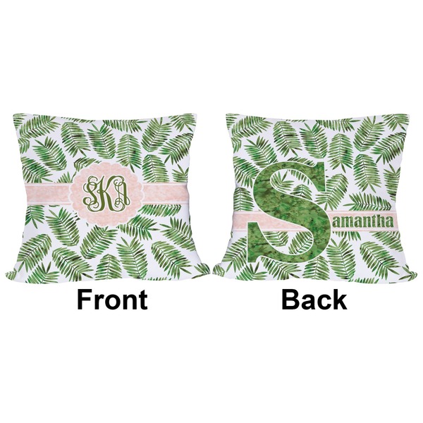 Tropical Leaves Outdoor Pillow - 20x20