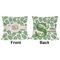 Tropical Leaves Outdoor Pillow - 20x20