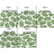 Tropical Leaves Page Dividers - Set of 5 - Approval