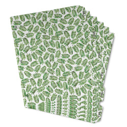 Tropical Leaves Binder Tab Divider - Set of 6 (Personalized)