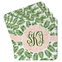 Tropical Leaves Paper Coasters (Personalized)