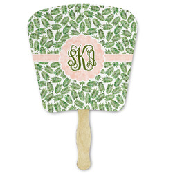 Tropical Leaves Paper Fan (Personalized)
