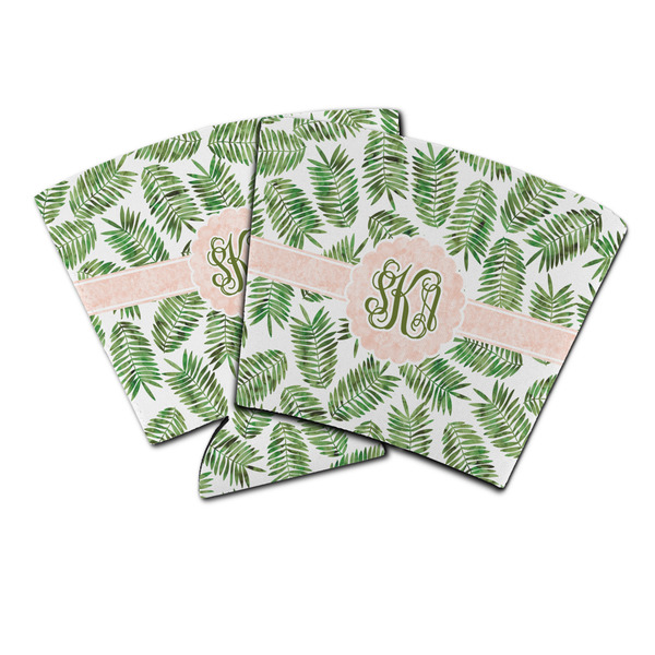 Custom Tropical Leaves Party Cup Sleeve (Personalized)