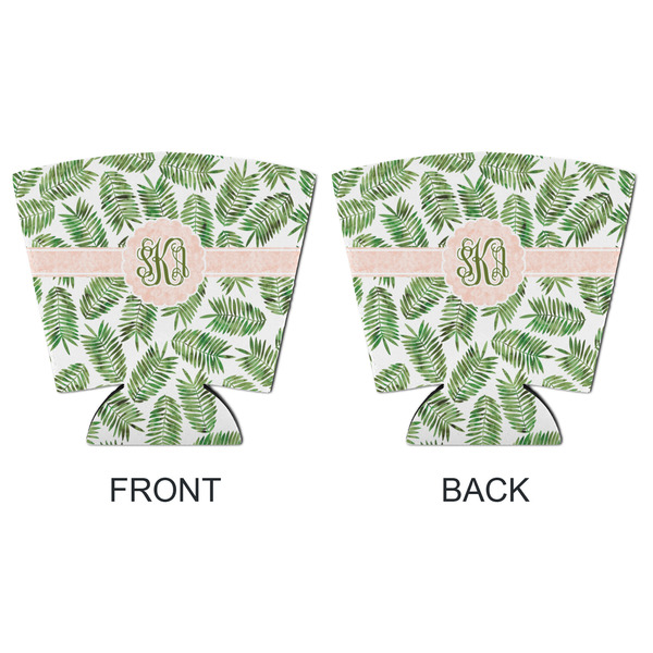 Tropical Leaves Party Cup Sleeves - with bottom - APPROVAL