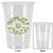 Tropical Leaves Party Cups - 16oz - Approval