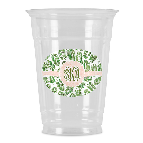 Custom Tropical Leaves Party Cups - 16oz (Personalized)