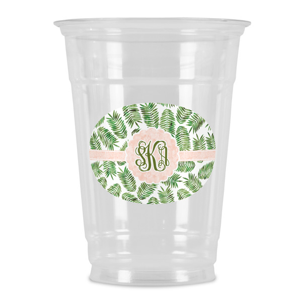 Custom Tropical Leaves Party Cups - 16oz (Personalized)