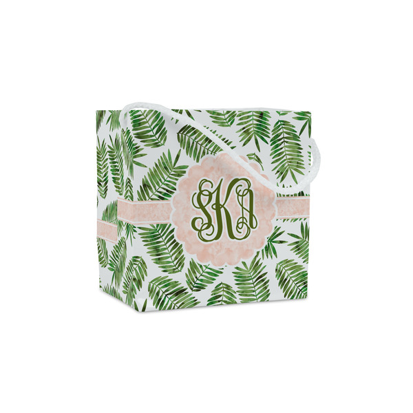 Custom Tropical Leaves Party Favor Gift Bags - Gloss (Personalized)