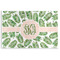 Tropical Leaves Disposable Paper Placemat - Front View