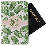 Tropical Leaves Passport Holder - Fabric (Personalized)