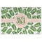 Tropical Leaves Laminated Placemat w/ Monogram