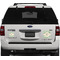Tropical Leaves Personalized Square Car Magnets on Ford Explorer