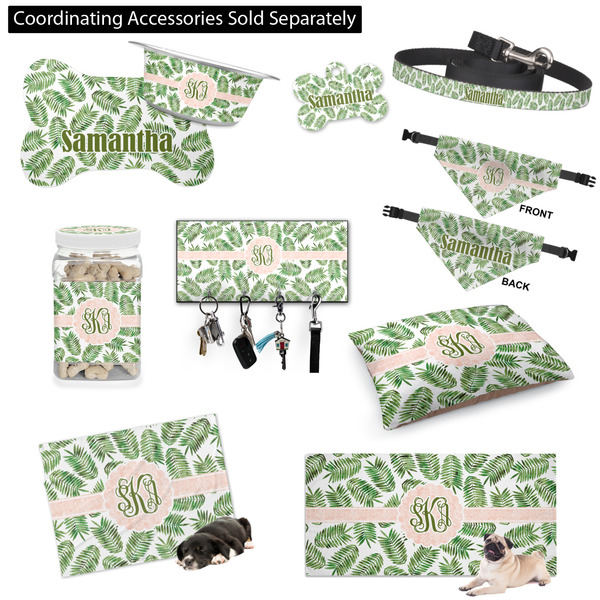 Tropical Leaves Customized Pet Accessories
