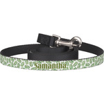 Tropical Leaves Dog Leash (Personalized)