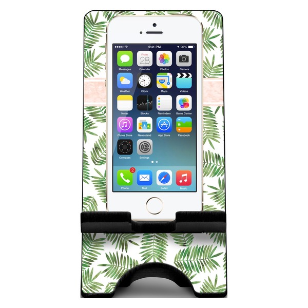 Tropical Leaves Phone Stand w/ Phone