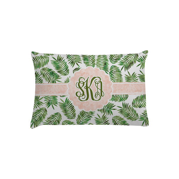 Custom Tropical Leaves Pillow Case - Toddler (Personalized)