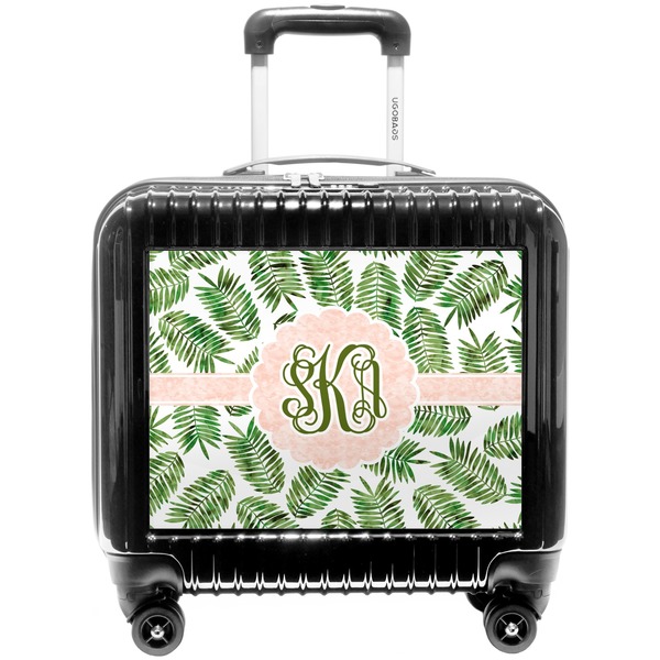 Custom Tropical Leaves Pilot / Flight Suitcase (Personalized)