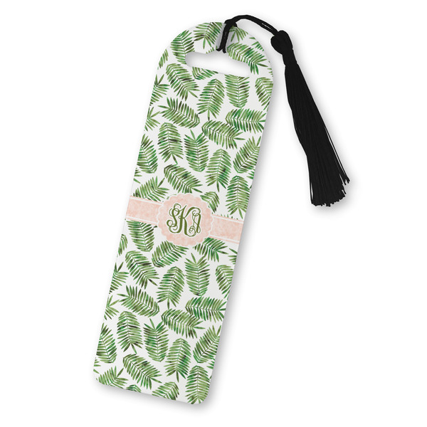 Custom Tropical Leaves Plastic Bookmark (Personalized)