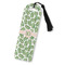 Tropical Leaves Plastic Bookmarks - Front