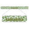 Tropical Leaves Plastic Ruler - 12" (Personalized)